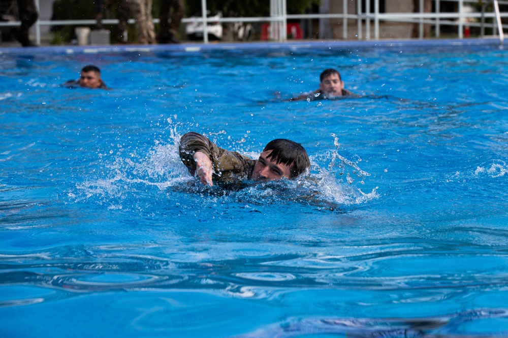 Jungle Students Begin Water Survival Training at Fort Sherman