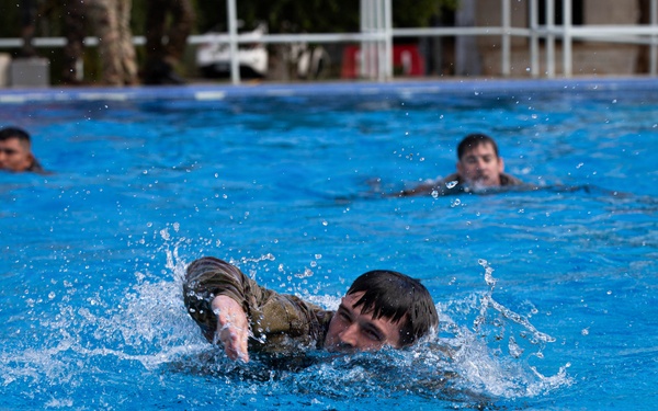 Jungle Students Begin Water Survival Training at Fort Sherman