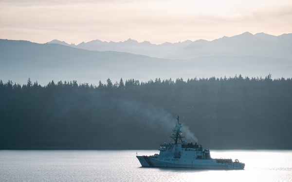 USS Theodore Roosevelt Indian Island Sunset