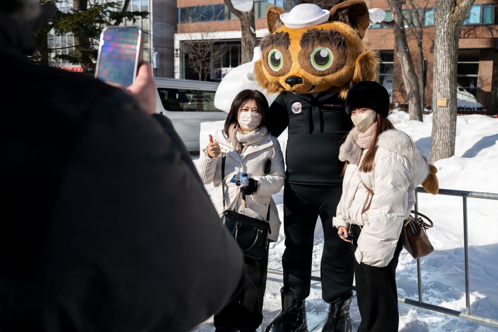 Sailors From Naval Air Facility Misawa participate in the 2026 Sapporo Snow Festival