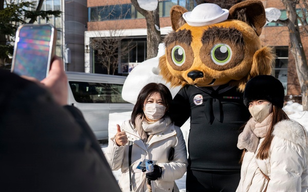 Sailors From Naval Air Facility Misawa participate in the 2026 Sapporo Snow Festival