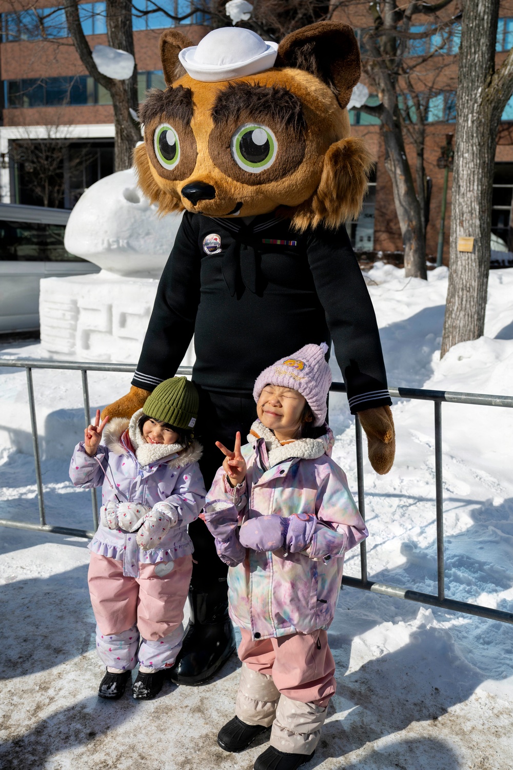 Sailors From Naval Air Facility Misawa participate in the 2026 Sapporo Snow Festival