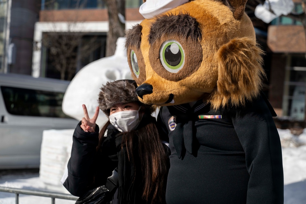 Sailors From Naval Air Facility Misawa participate in the 2026 Sapporo Snow Festival