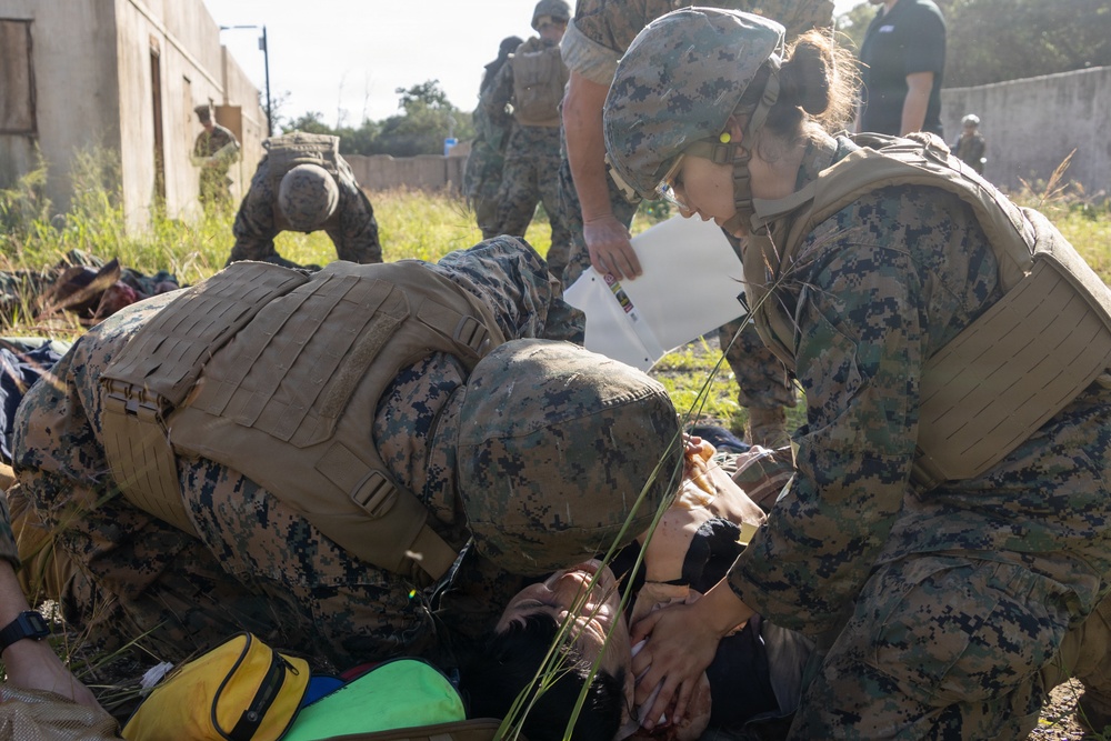 Joint Training: Navy Hospital Corpsmen and Marines Train Together at Bellows