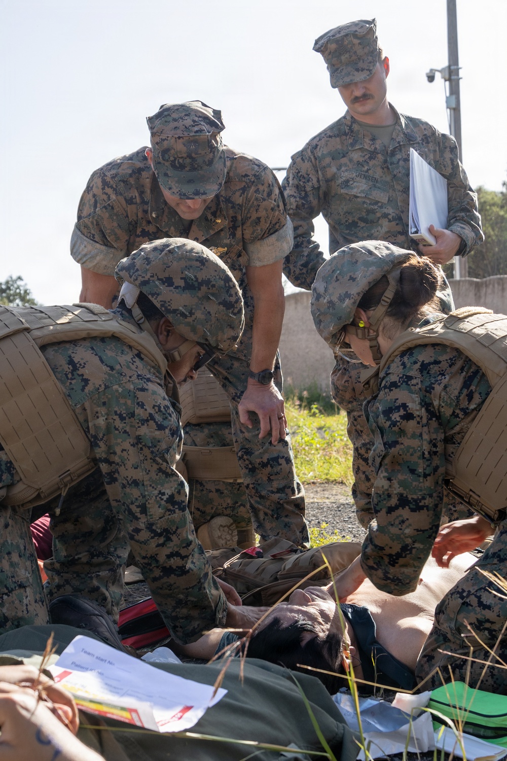 Joint Training: Navy Hospital Corpsmen and Marines Train Together at Bellows