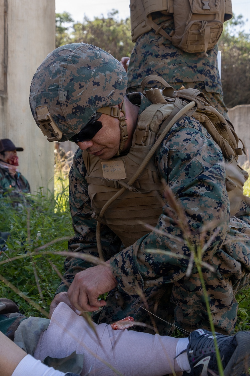 Joint Training: Navy Hospital Corpsmen and Marines Train Together at Bellows