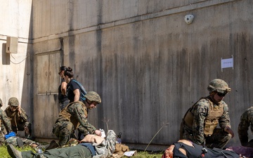 Joint Training: Navy Hospital Corpsmen and Marines Train Together at Bellows