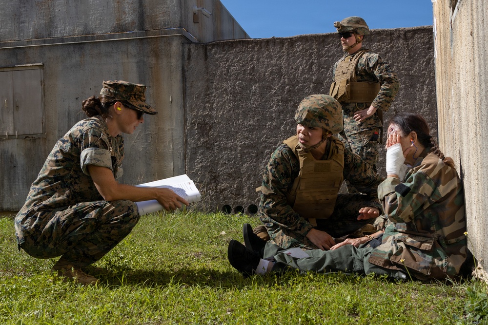 Joint Training: Navy Hospital Corpsmen and Marines Train Together at Bellows