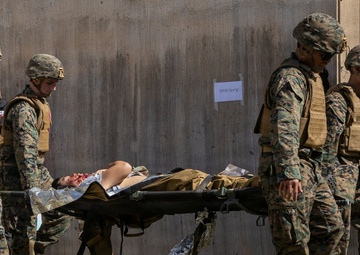 Joint Training: Navy Hospital Corpsmen and Marines Train Together at Bellows