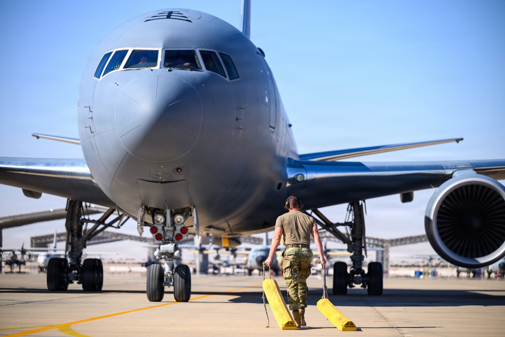 KC-46A Arrives at the 378th AEW for the First Time, Brings Advanced Refueling Capability