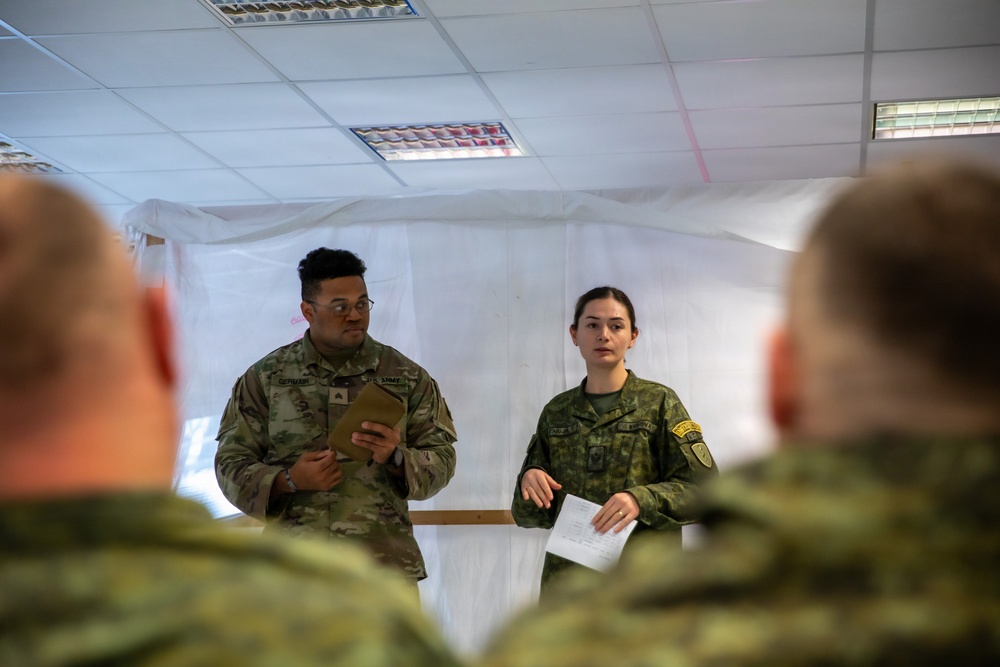 53rd Brigade Support Battalion integrates with Kosovo Security Forces during mass casualty training walk-through exercise