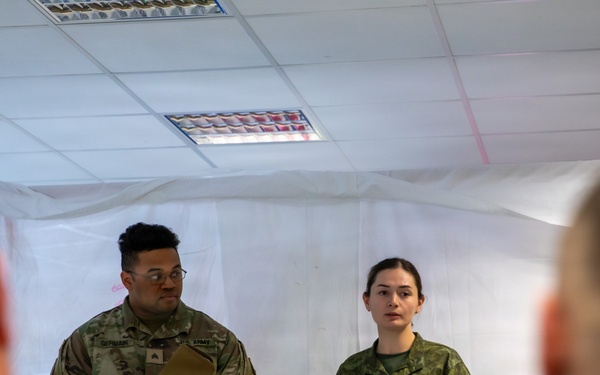 53rd Brigade Support Battalion integrates with Kosovo Security Forces during mass casualty training walk-through exercise