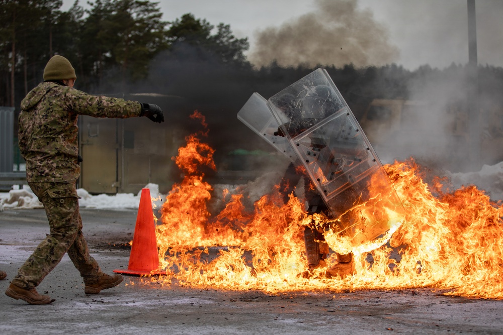 Task Force Gator JMRC Fire Phobia training 2026