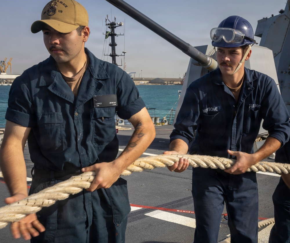 USS Delbert D. Black (DDG 119) Arrives at Jeddah, Saudia Arabia