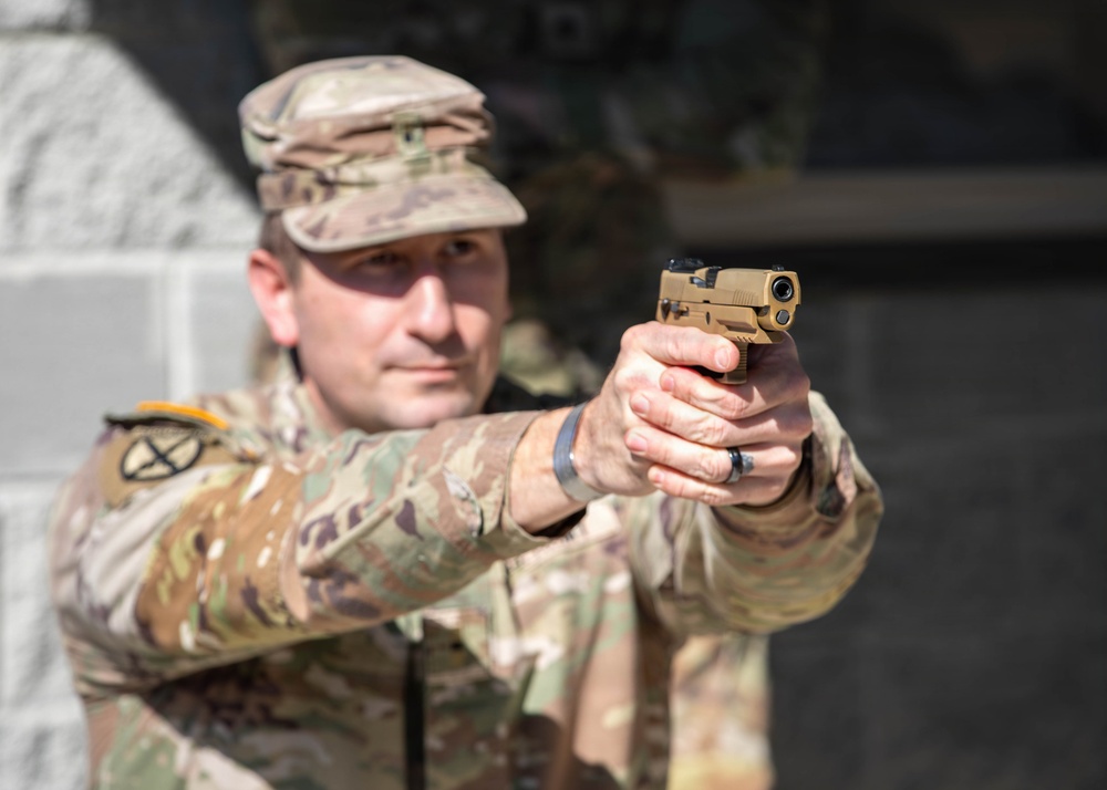 Soldiers compete in 30th Troop Command Best Warrior Competition