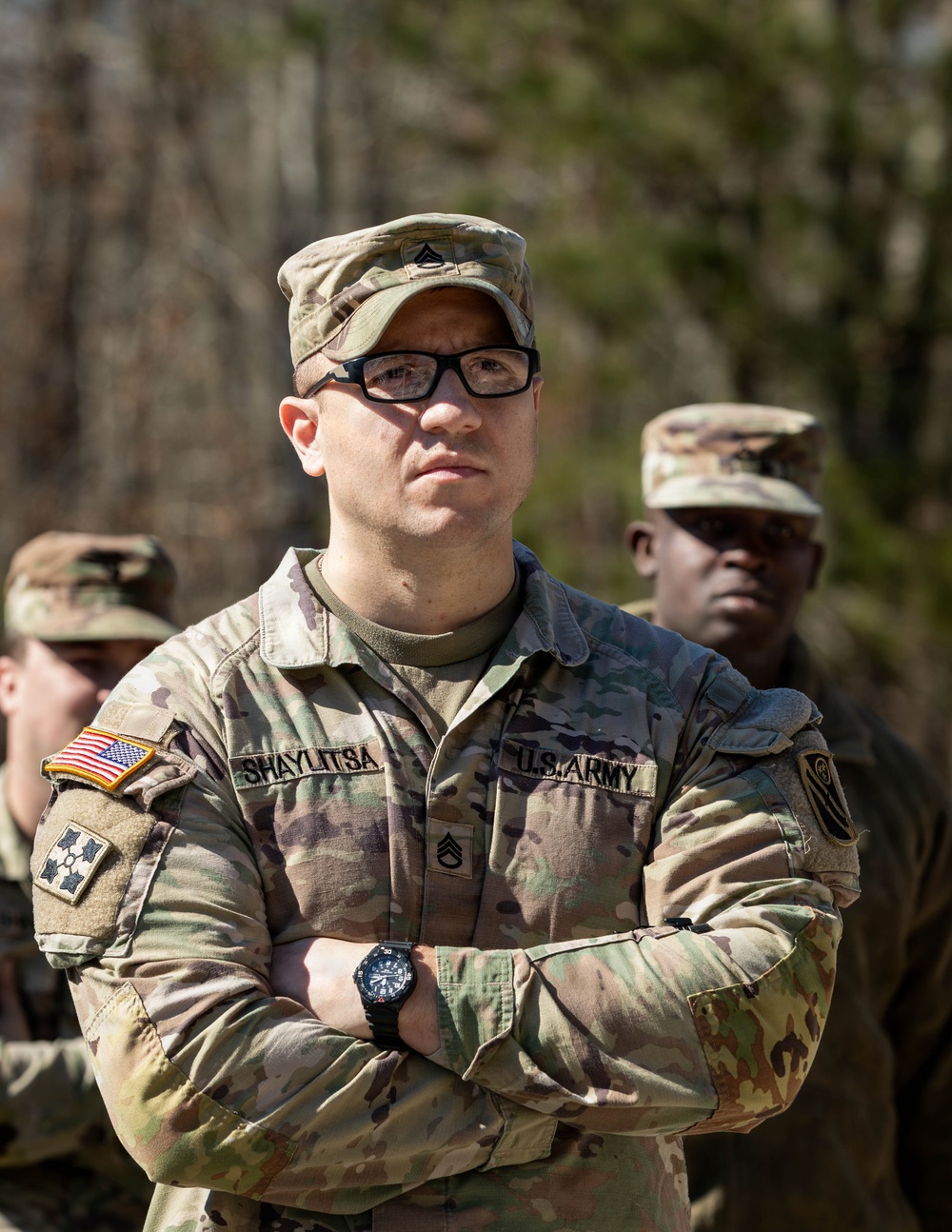 Soldiers compete in 30th Troop Command Best Warrior Competition