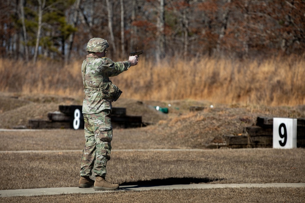 Soldiers compete in 30th Troop Command Best Warrior Competition