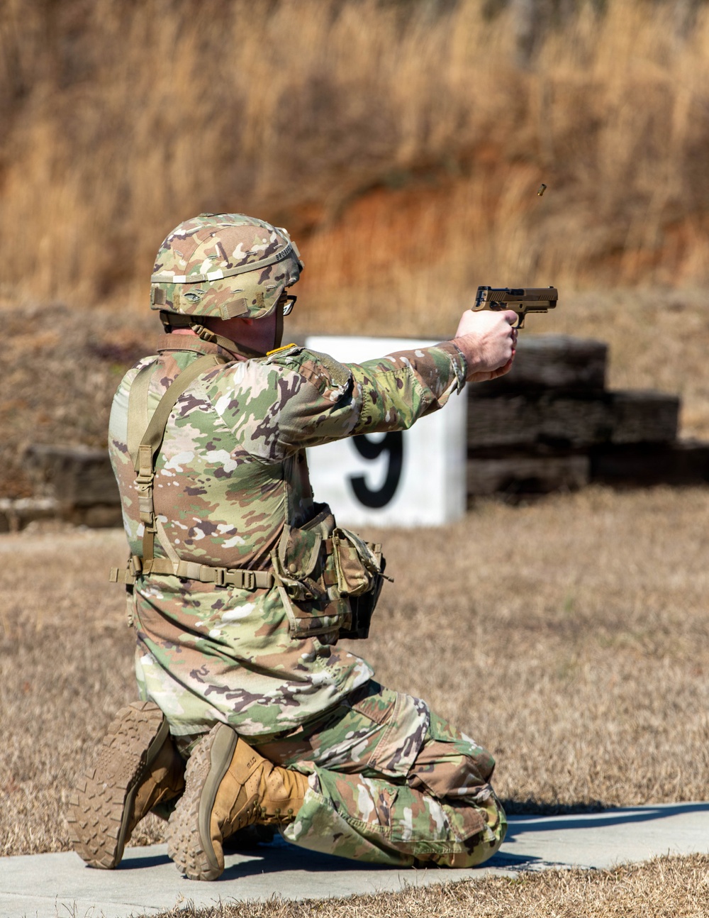 Soldiers compete in 30th Troop Command Best Warrior Competition