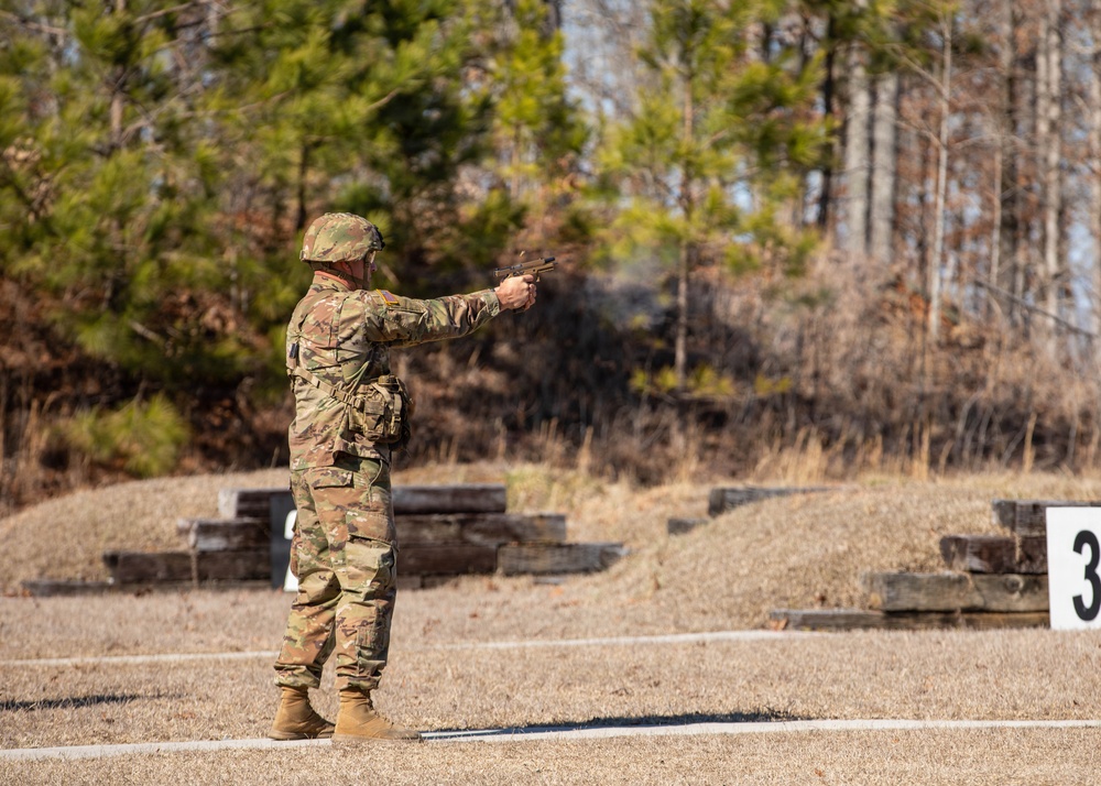 Soldiers compete in 30th Troop Command Best Warrior Competition