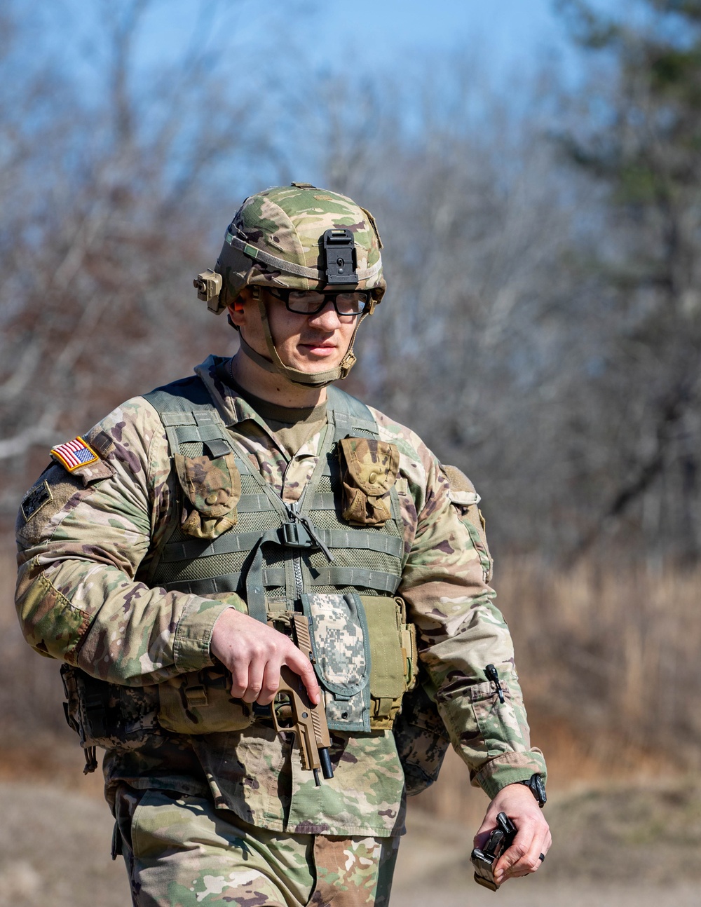 Soldiers compete in 30th Troop Command Best Warrior Competition