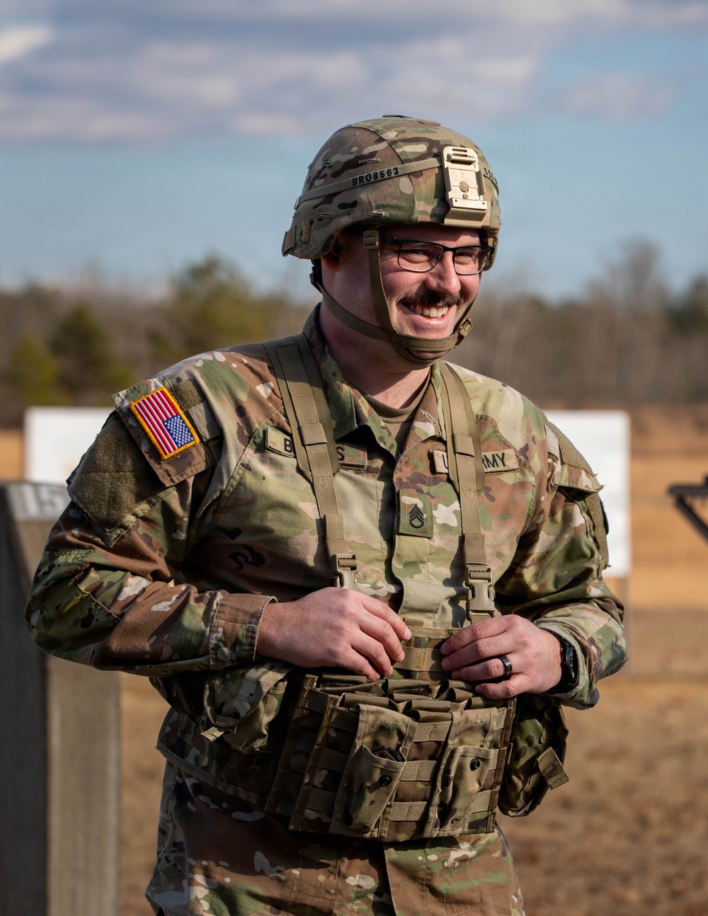Soldiers compete in 30th Troop Command Best Warrior Competition