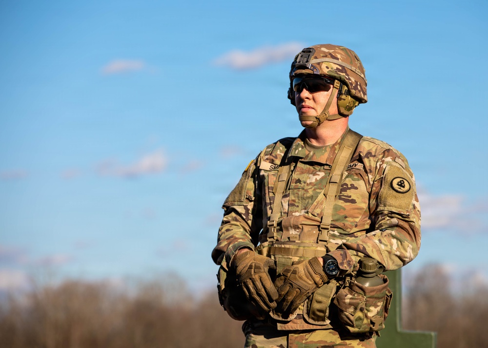 Soldiers compete in 30th Troop Command Best Warrior Competition