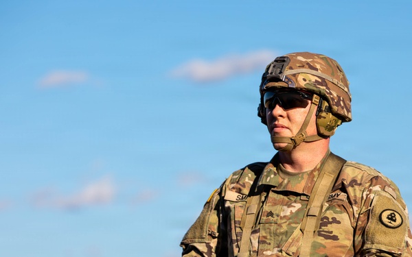 Soldiers compete in 30th Troop Command Best Warrior Competition