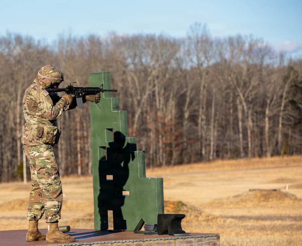 Soldiers compete in 30th Troop Command Best Warrior Competition