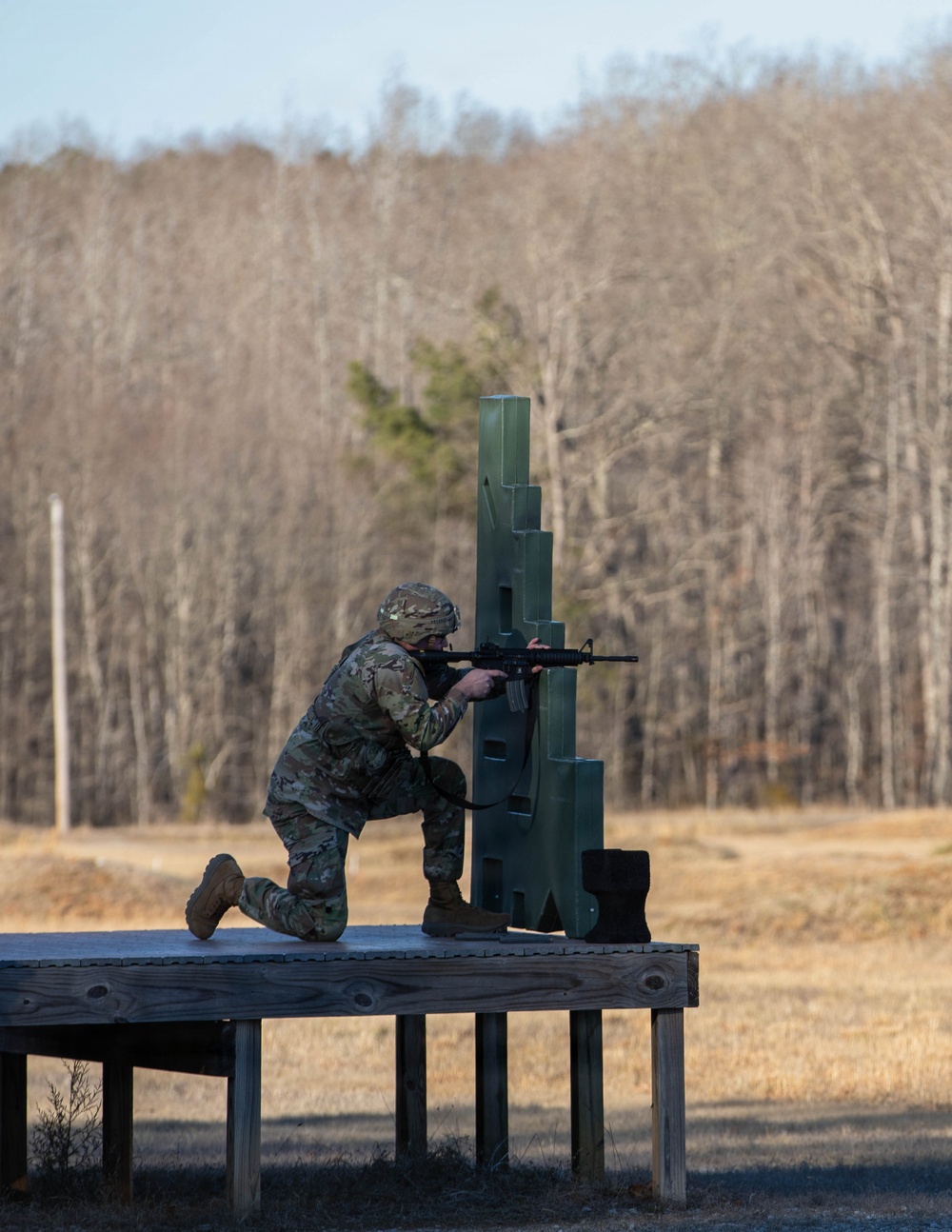 Soldiers compete in 30th Troop Command Best Warrior Competition