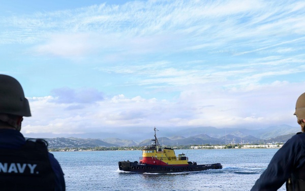 USS Mahan (DDG 72) Departs Ponce, Puerto Rico