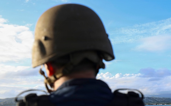 USS Mahan (DDG 72) Departs Ponce, Puerto Rico