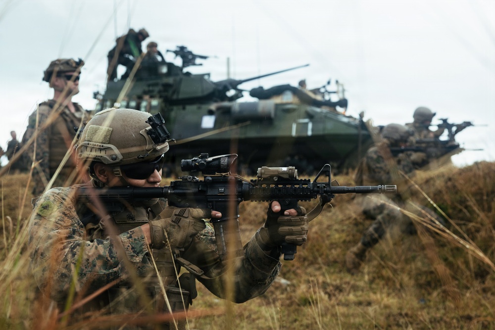 31st MEU | LAR and CAAT integrated section attacks