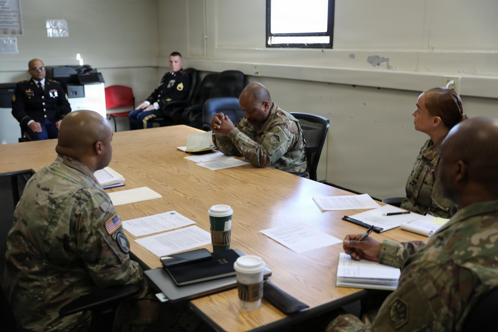 336th Expeditionary MI Brigade Junior and NCO Promotion Board