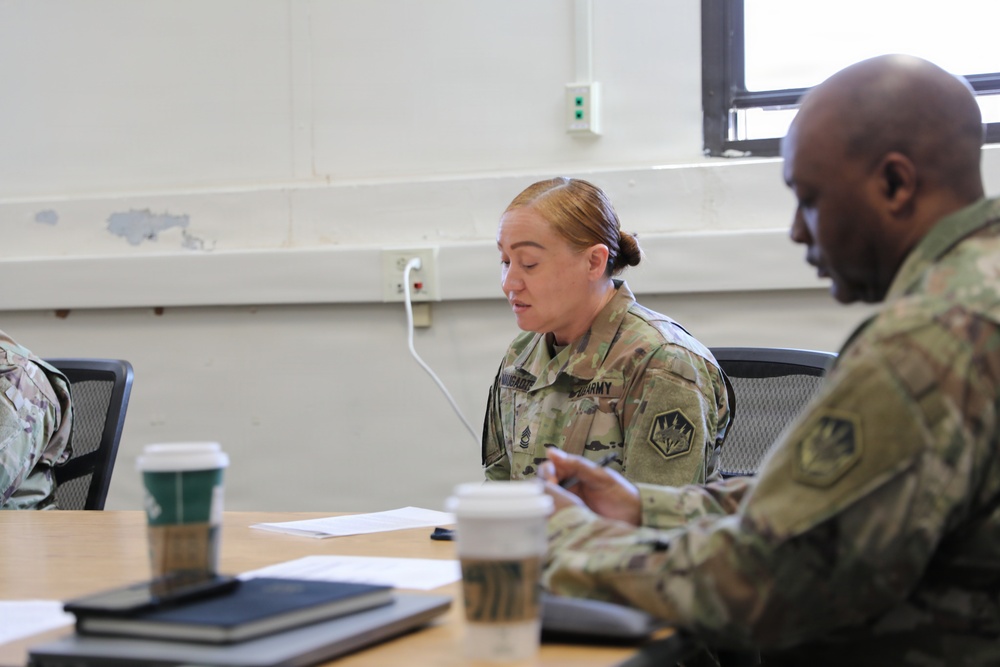 336th Expeditionary MI Brigade Junior and NCO Promotion Board