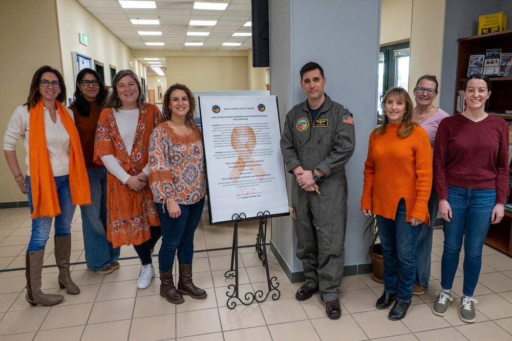 NSA Naples Observes National Teen Dating Violence Awareness Month