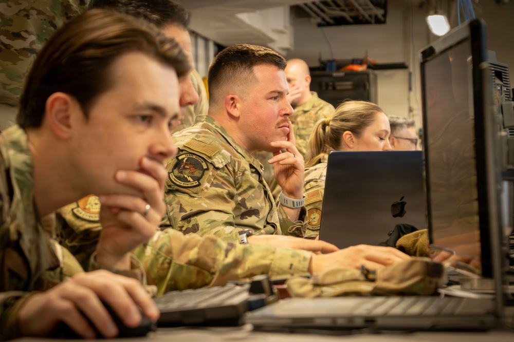 The 179th Cyber Operations Group Participates in a Capture the Flag Cyber Competition