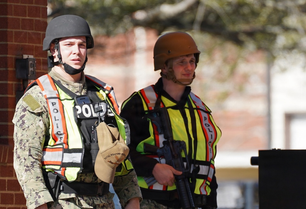 Naval Weapons Station Yorktown's Security Department participates in annual force protection exercise