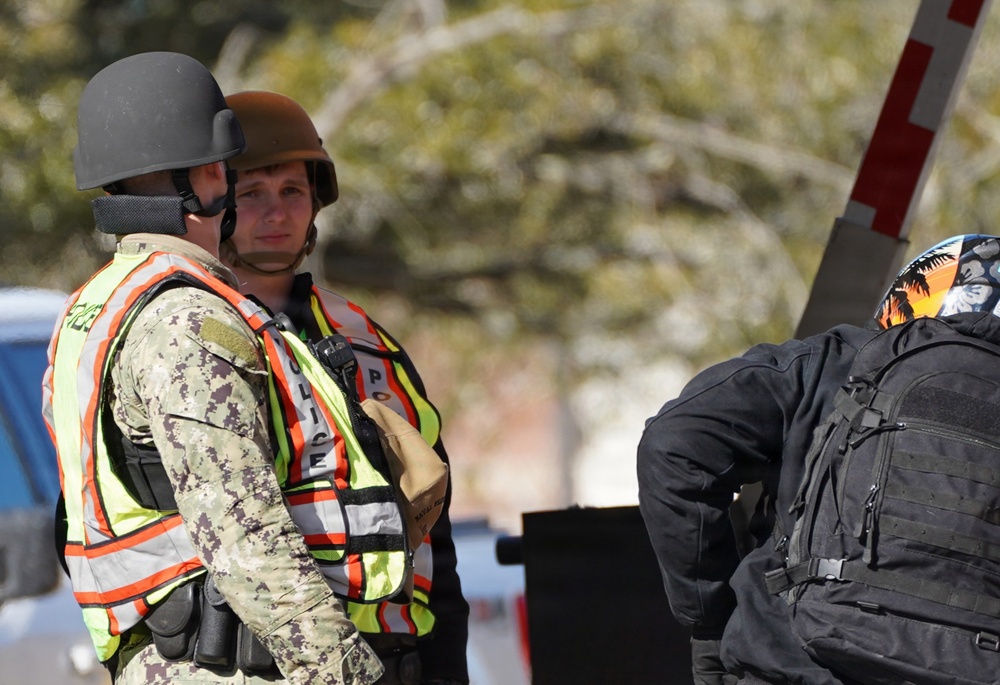 Naval Weapons Station Yorktown's Security Department participate in annual force protection exercise