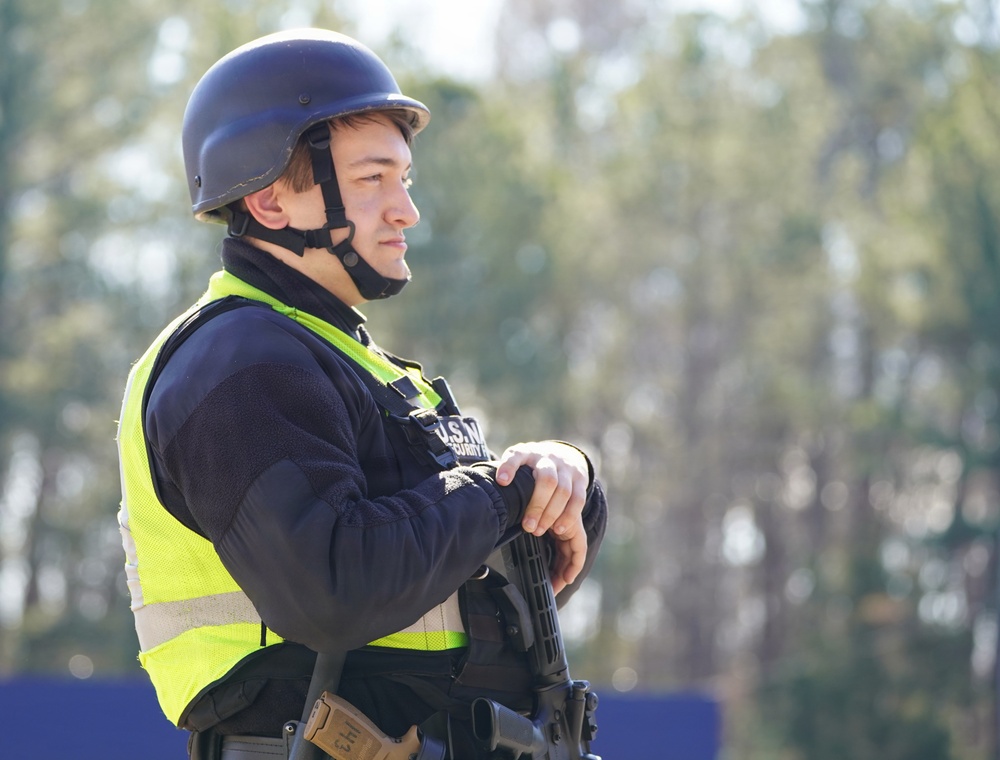 Naval Weapons Station Yorktown's Security Department participate in annual force protection exercise