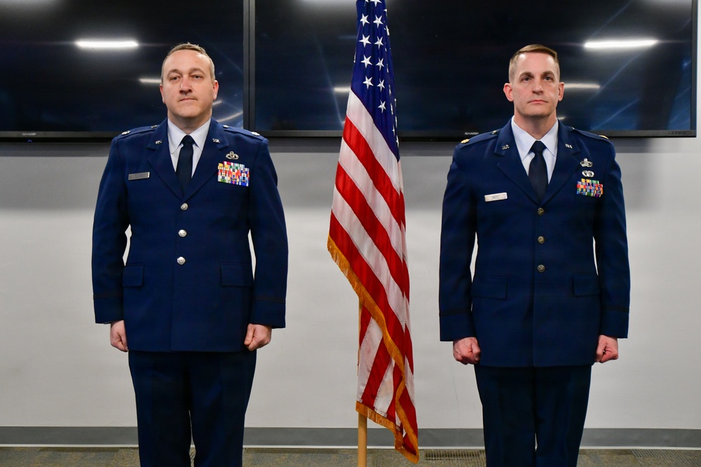 104th Fighter Wing Promotes Matthew West to Lieutenant Colonel