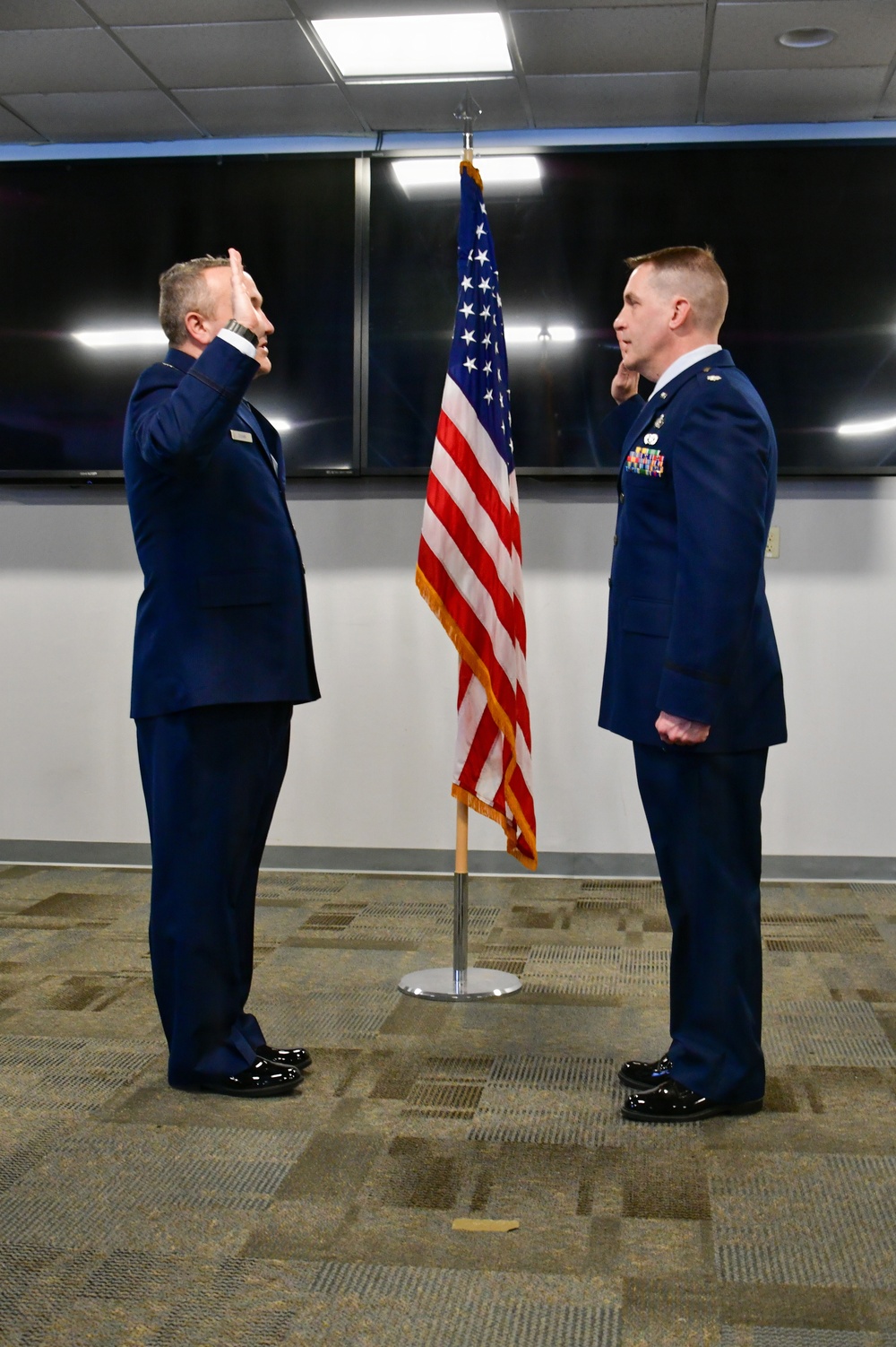 104th Fighter Wing Promotes Matthew West to Lieutenant Colonel
