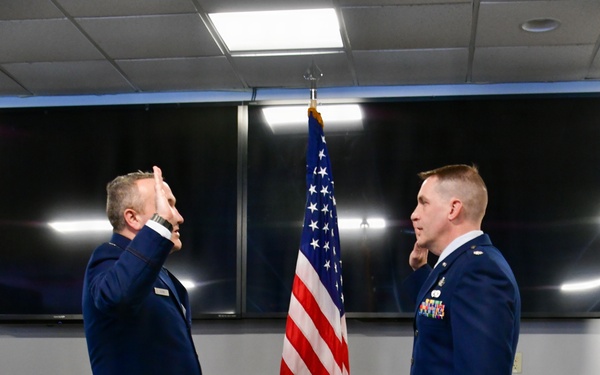 104th Fighter Wing Promotes Matthew West to Lieutenant Colonel