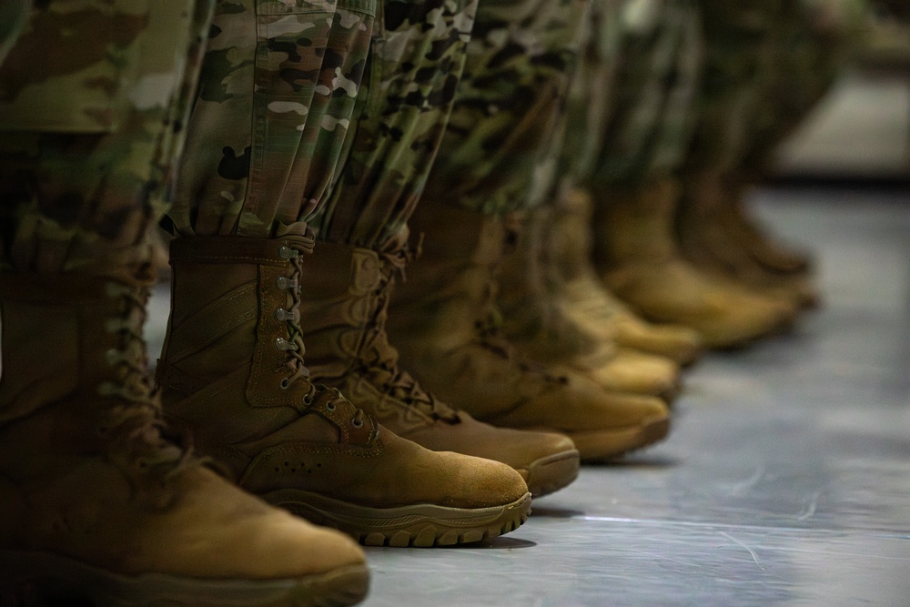 350th Finance Company Farewell Ceremony