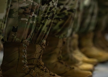 350th Finance Company Farewell Ceremony