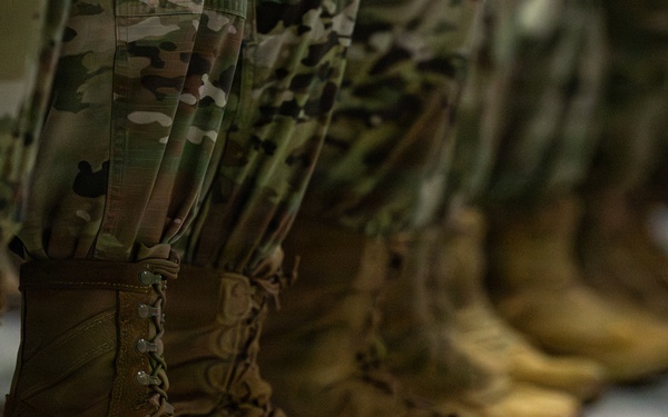 350th Finance Company Farewell Ceremony