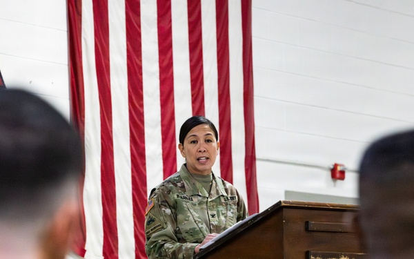 350th Finance Company Farewell Ceremony