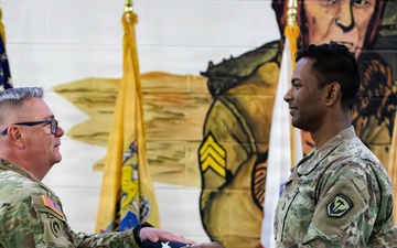 350th Finance Company Farewell Ceremony