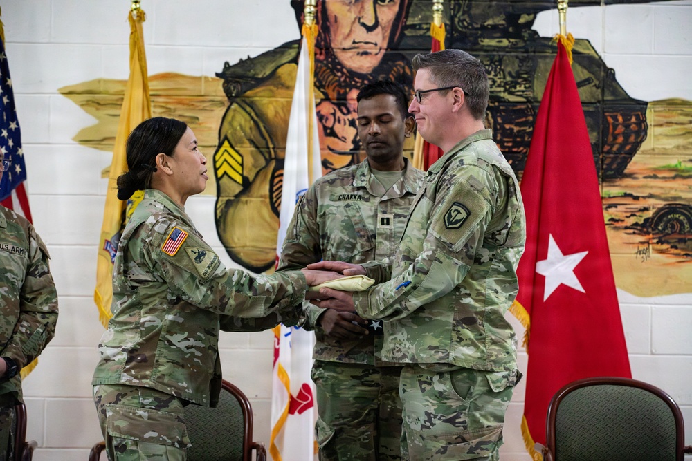 350th Finance Company Farewell Ceremony
