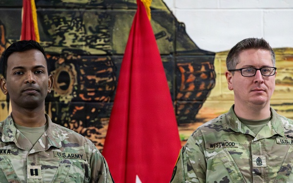 350th Finance Company Farewell Ceremony