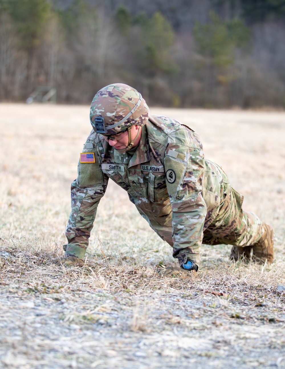 Soldiers compete in 30th Troop Command Best Warrior Competition